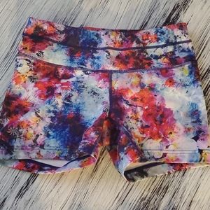 Athleta Multicolor Floral Athletic Shorts
